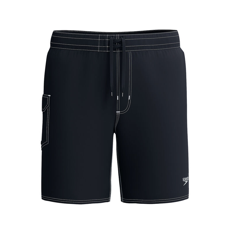 Mens The Lookout Solid Boardshort 18", Anthracite, hi-res image number 8