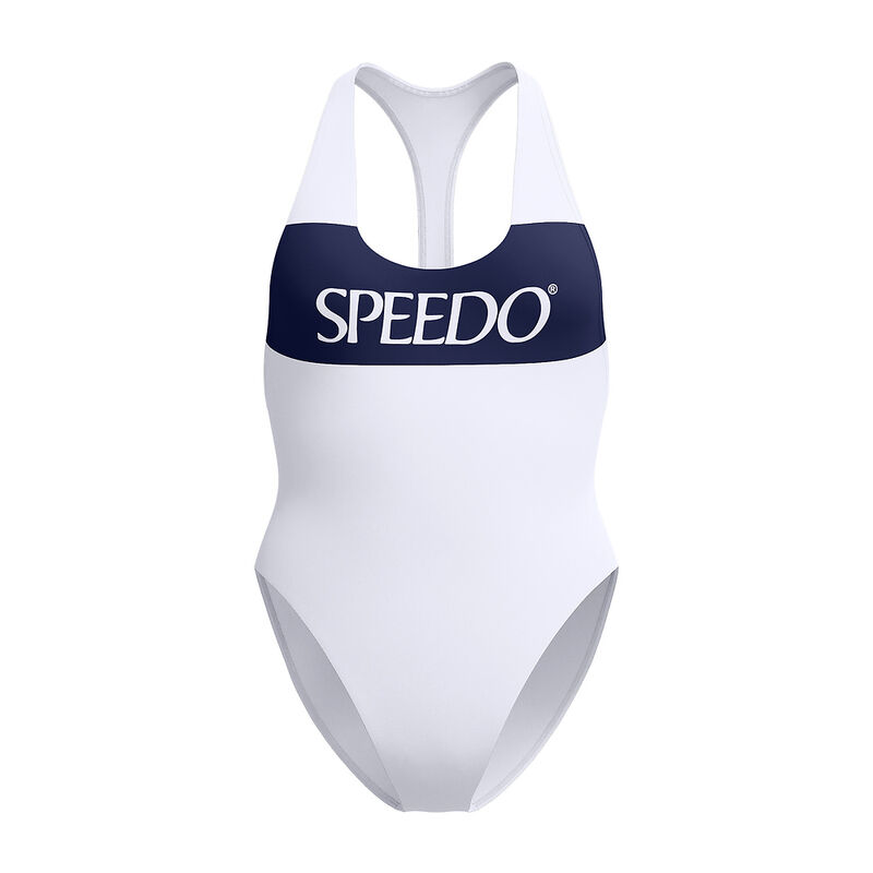Womens Racerback One Piece White, White, hi-res image number 7