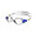 Biofuse 2.0 Junior Goggle, Clear/True Cobalt/Lemon Drizzle, swatch