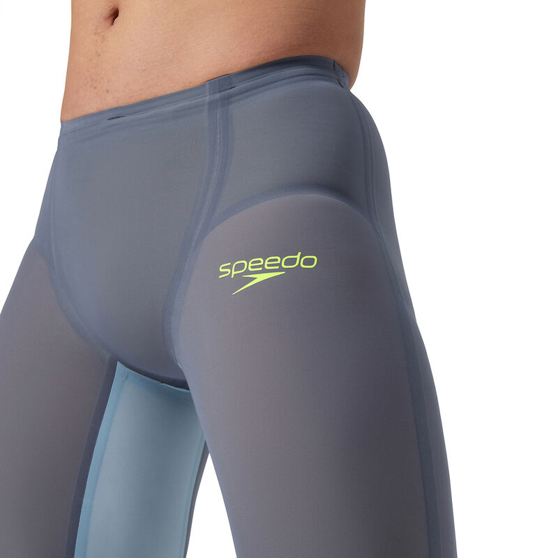 Mens Fastskin LZR Pure Valor 2.0 High Waisted Jammer, Grey Lead/Acadia Blue, hi-res image number 6