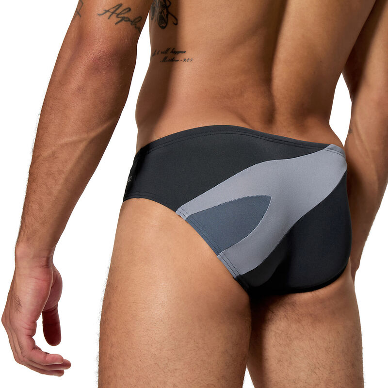 Mens Hyperboom Logo Brief, Anthracite/Coin Grey, hi-res image number 5