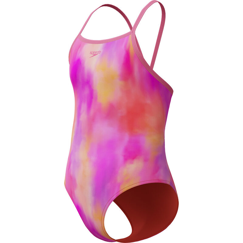 Junior Girls Print Thinstrap One Piece