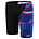 Junior Boys Linear Lava Jammer, Team Royal Blue/Red/White, swatch