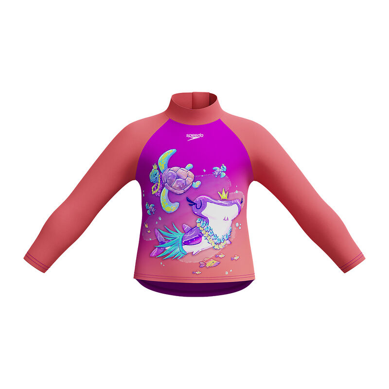 Toddler Girls Digital Long Sleeve Rash Top