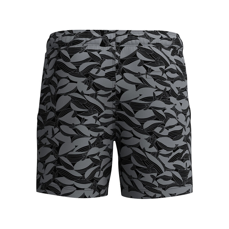 Mens Print Redondo Edge Volley 16" Watershort, Anthracite/Grey Lead, hi-res image number 7