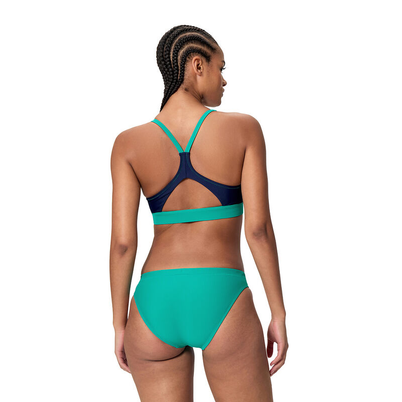 Womens Colorblock Bikini Top
