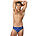 Mens Endurance+ Stripe Brief, Blue/White, swatch