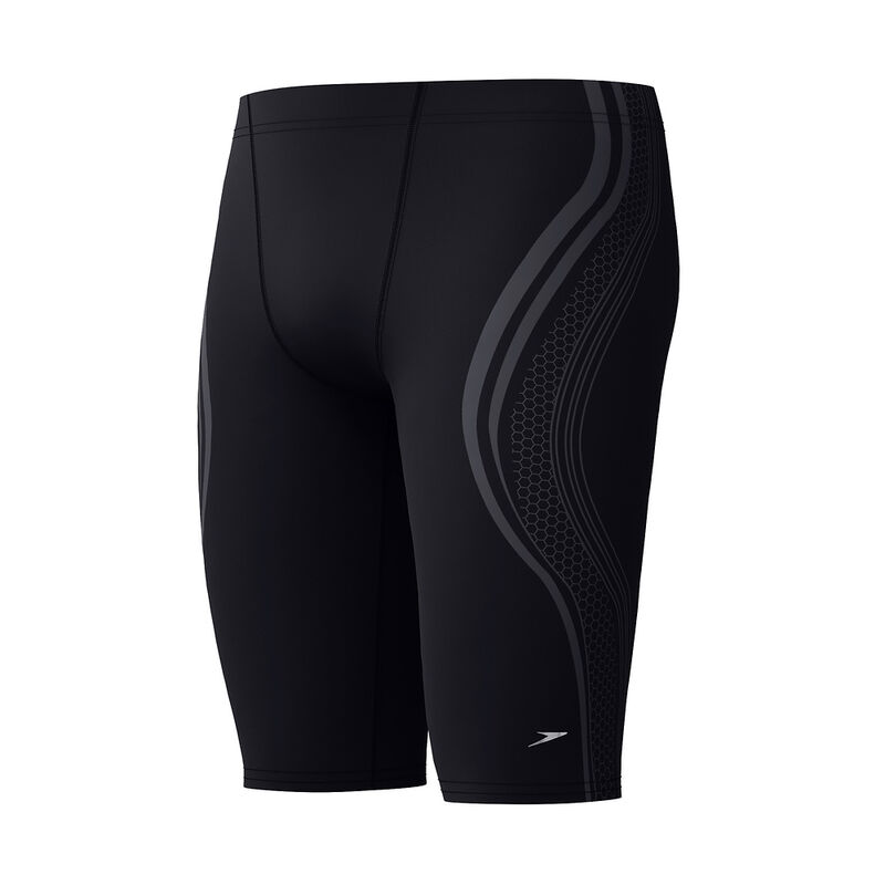 Mens Printed Movement Jammer, Black, hi-res image number 7