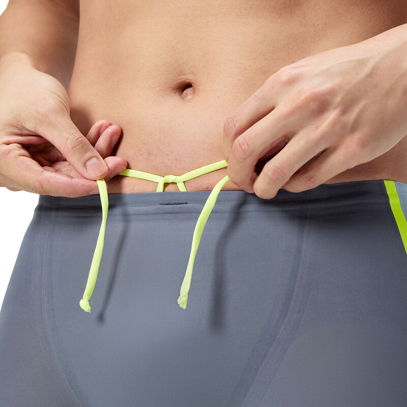 Mens Fastskin LZR Pure Intent 2.0 High Waist Jammer, Grey Lead/Acadia Blue/Hyper Yellow, hi-res image number 5