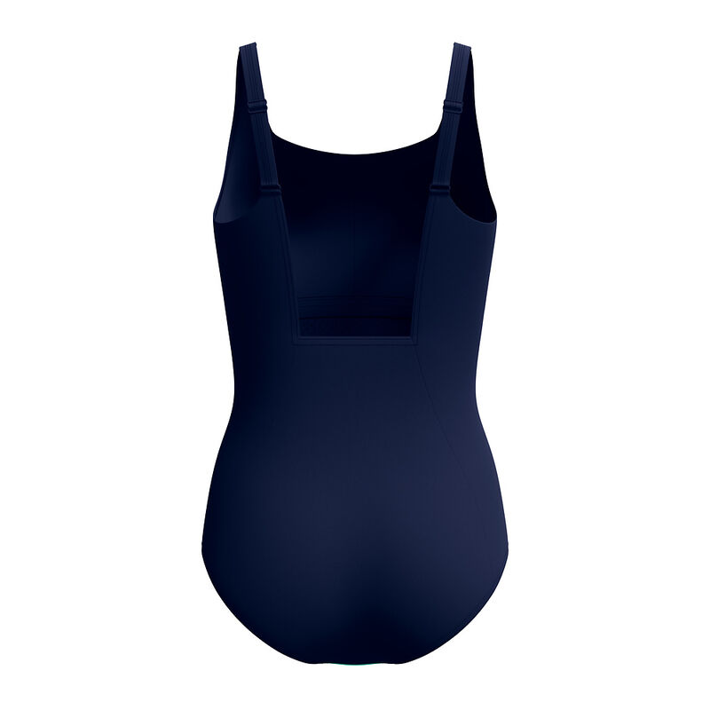 Womens Contour One Piece, Peacock Teal/Peacoat, hi-res image number 8