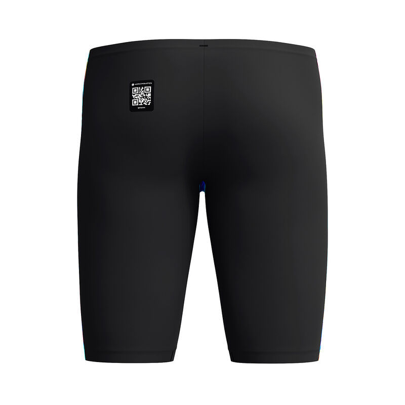 Mens Fastskin LZR Pure Valor 2.0 Jammer, Black/Molten Blur, hi-res image number 8