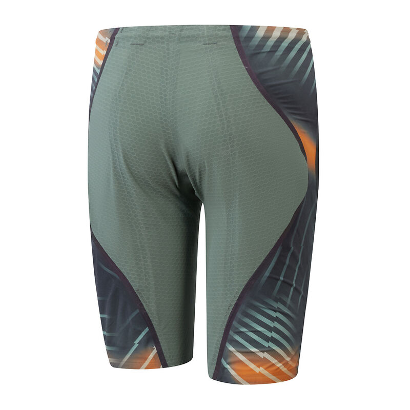 Mens Fastskin LZR Pure Intent 2.0 Jammer, Country Green/Nectarine/Iridescent, hi-res image number 8