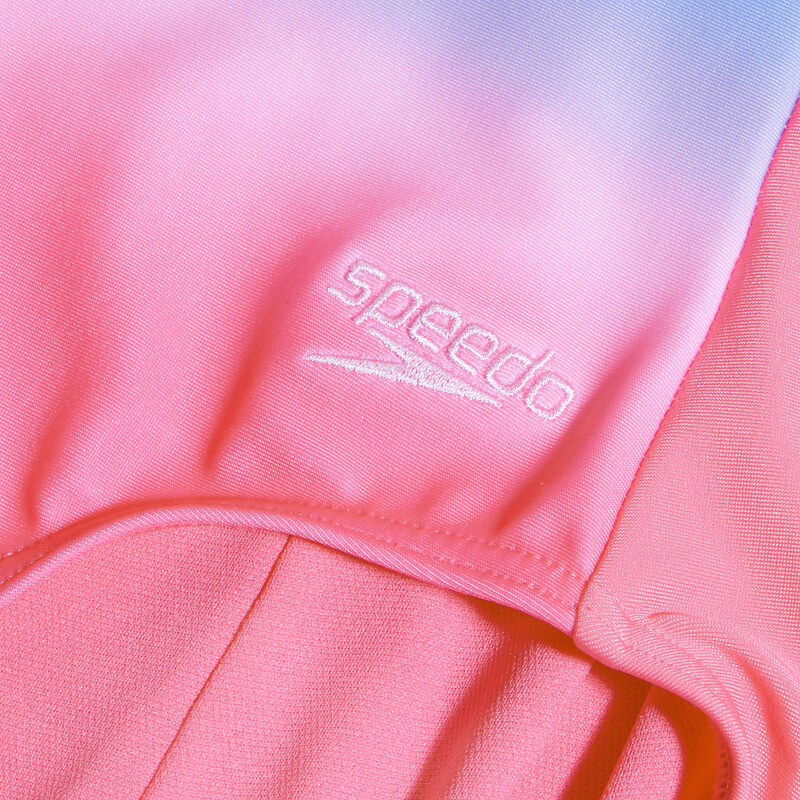 Girls Printed Hydrasuit, Fandango Pink/Marine Blue/Funny Pink/Pumpkin Spice, hi-res image number 3