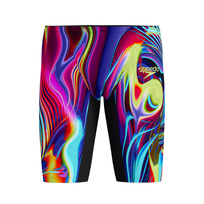 Mens Fastskin LZR Pure Valor 2.0 Jammer, Black/Molten Blur, hi-res image number 7