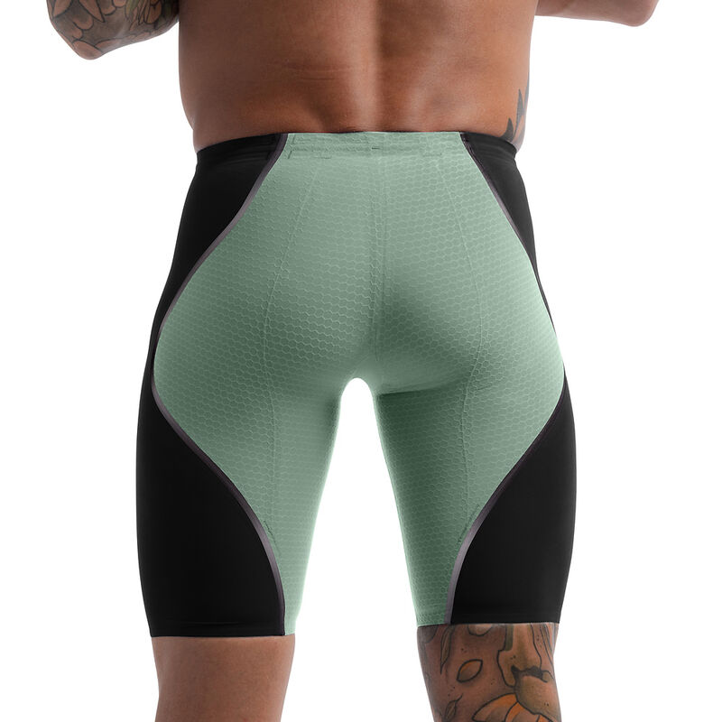 Mens Fastskin LZR Pure Intent 2.0 High Waist Jammer, Country Green/Black/Iridescent, hi-res image number 6