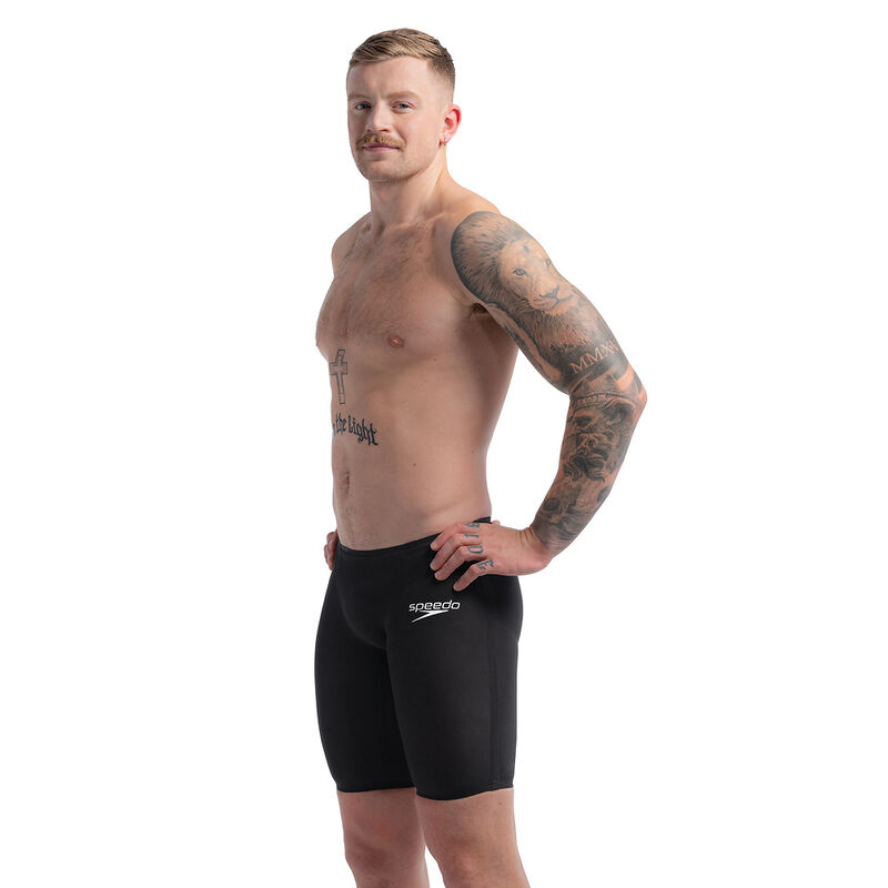 Mens Fastskin LZR Pure Valor 2.0 High Waisted Jammer, Black, hi-res image number 3