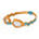Infant Spot Goggle, Aquarium/Aanadi Orange/Clear, swatch