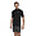 Mens Relaxed Short Sleeve Sun Top, Black, swatch