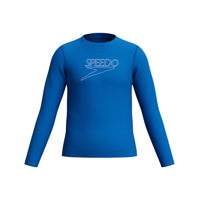 Junior Boys Unisex Long Sleeve Classic Logo Rashguard