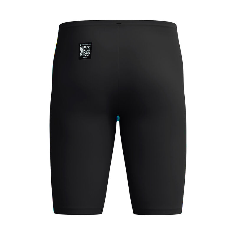 Mens Fastskin LZR Pure Valor 2.0 High Waisted Jammer, Black/Molten Blur, hi-res image number 8