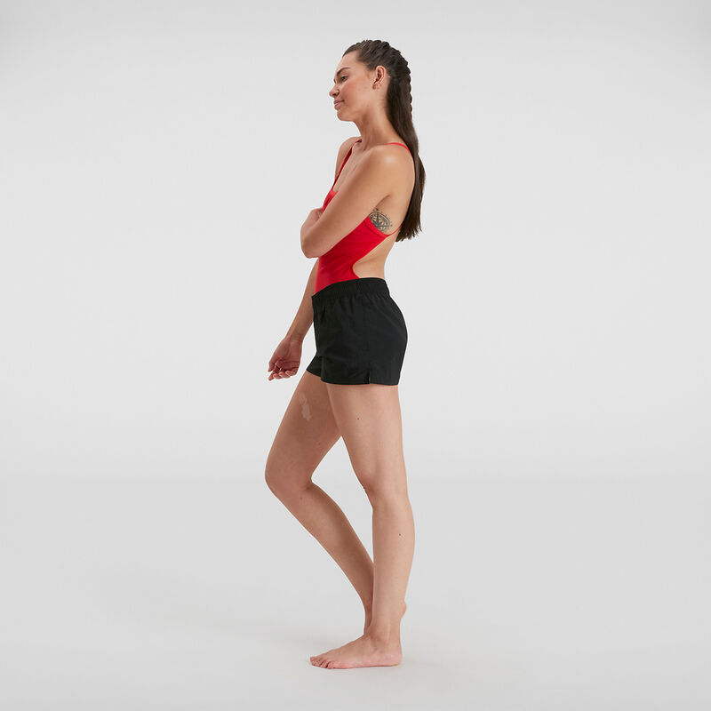 Womens Swim Short, Black, hi-res image number 4