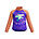 Toddler Girl Digital Long Sleeve Rash Top, Indigo Glow, swatch