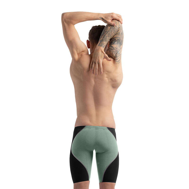 Mens Fastskin LZR Pure Intent 2.0 Jammer, Country Green/Black/Iridescent, hi-res image number 3