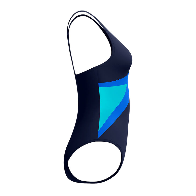 Womens Hyperboom Splice One Piece, Peacoat/Deep Sapphire, hi-res image number 7
