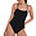 Womens Endurance+ Thinstrap One Piece, Black, swatch