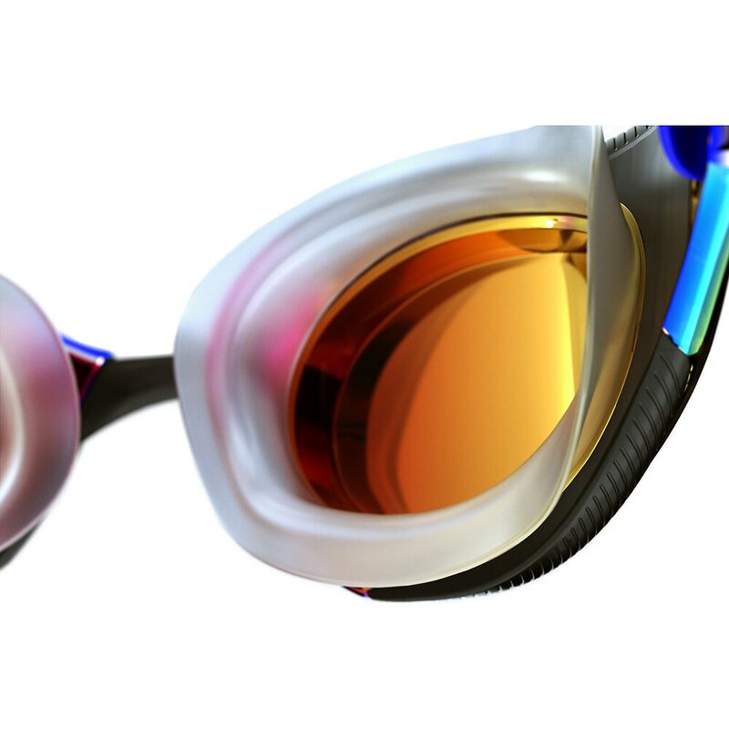 Adult Fastskin Hyper Elite Mirror Goggle, Black/Oxid Grey/Fire Gold, hi-res image number 3