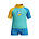Toddler Boys Digital Short Sleeve Rash Top Set, Arctic Glass, swatch