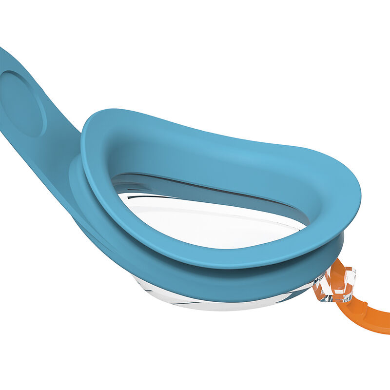 Infant Spot Goggle, Azure Blue/Fluro Green/Fluro Orange/Clear, hi-res image number 4