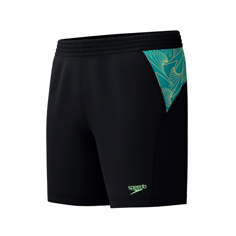 Mens Xpress Lite Panel 16" Watershort, Black/Alfalfa Green, hi-res image number 7