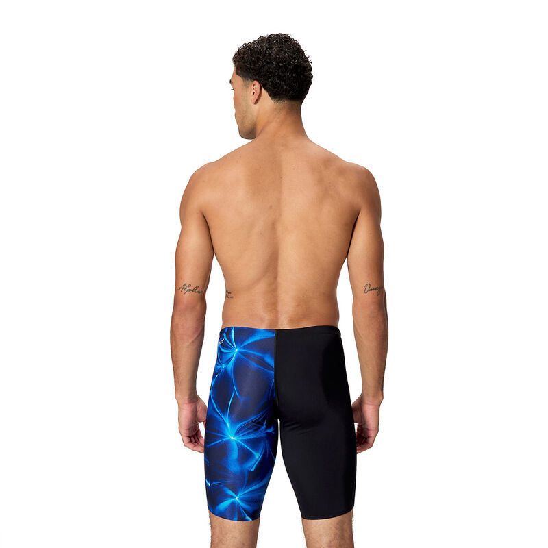 Mens Print Vcut Jammer, Anthracite/Deep Sapphire, hi-res image number 3