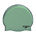 Plain Moulded Silicone Cap, Iridescent Storm Green, swatch