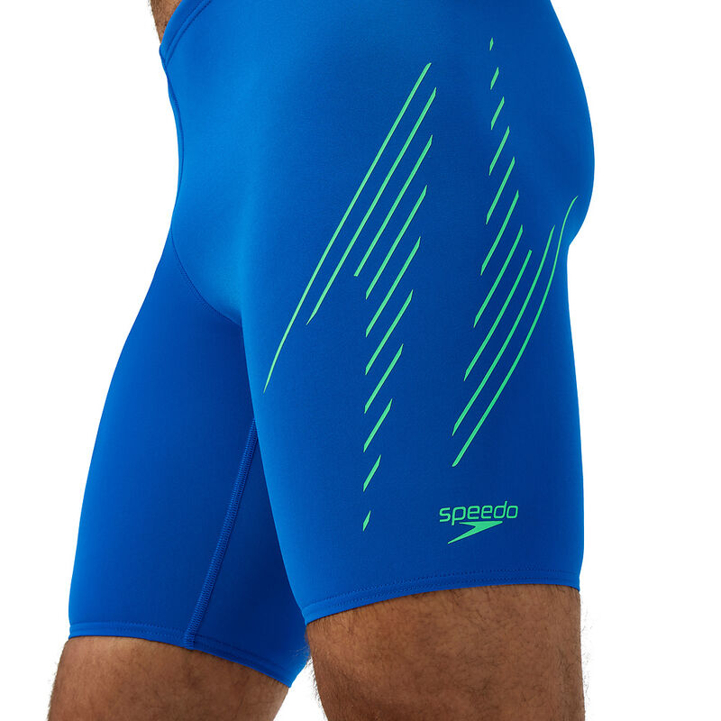 Mens Hyperboom Placement Jammer, Lagoon Blue/Alfalfa Green, hi-res image number 4