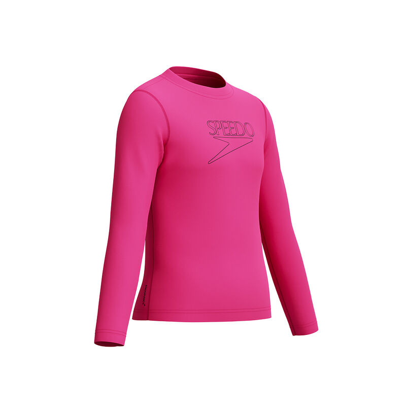 Junior Girls Unisex Long Sleeve Classic Logo Rashguard