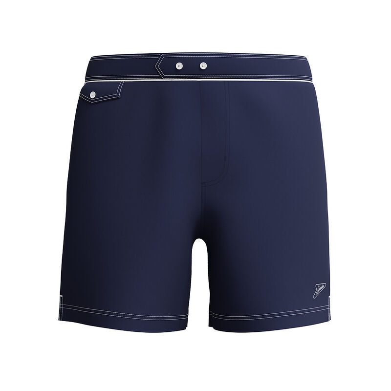 Mens Solid Volley 16", Peacoat, hi-res image number 7