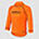 Toddler Boys Logo Long Sleeve Suntop, Fluro Orange, swatch