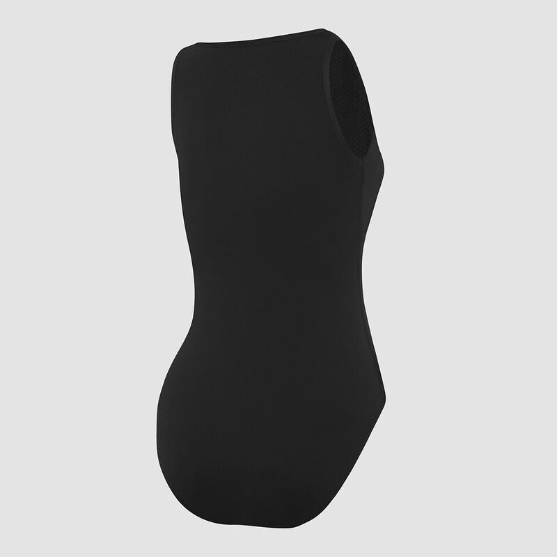 Womens Spirit Turbo Suit One Piece, Black/White, hi-res image number 4