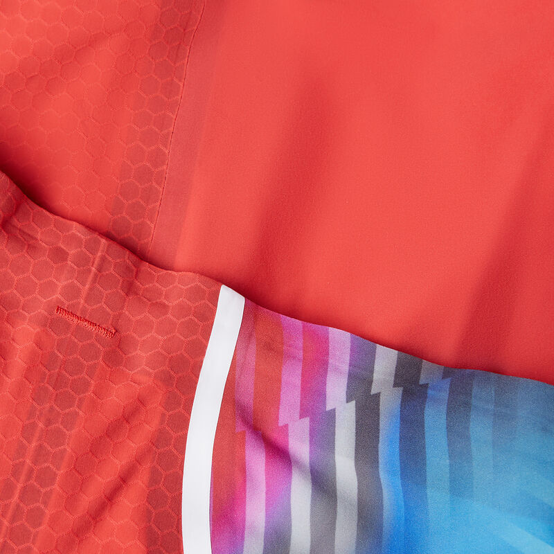 Mens Fastskin LZR Pure Intent 2.0 High Waist Jammer, Flame Red/Picton Blue/Snow Reflective, hi-res image number 4