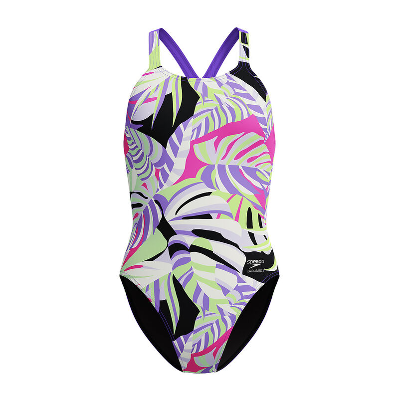 Junior Girls Printed Powerback One Piece