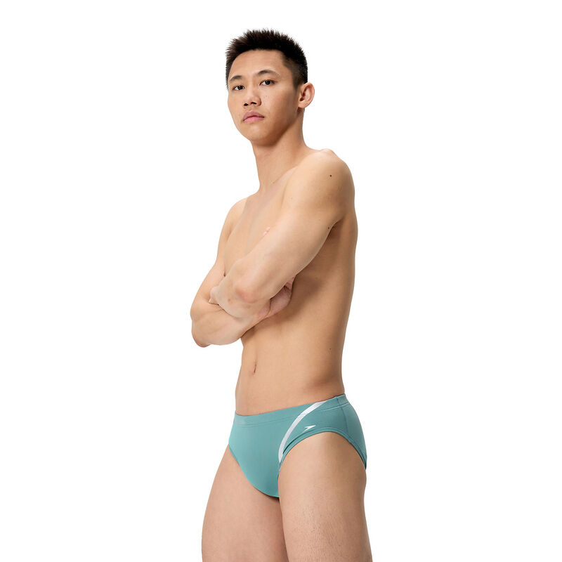 Mens Movement Brief, Storm Green, hi-res image number 3