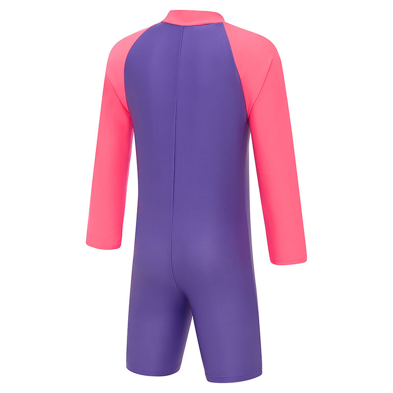 Toddler Girl Long Sleeve Zip Sunsuit