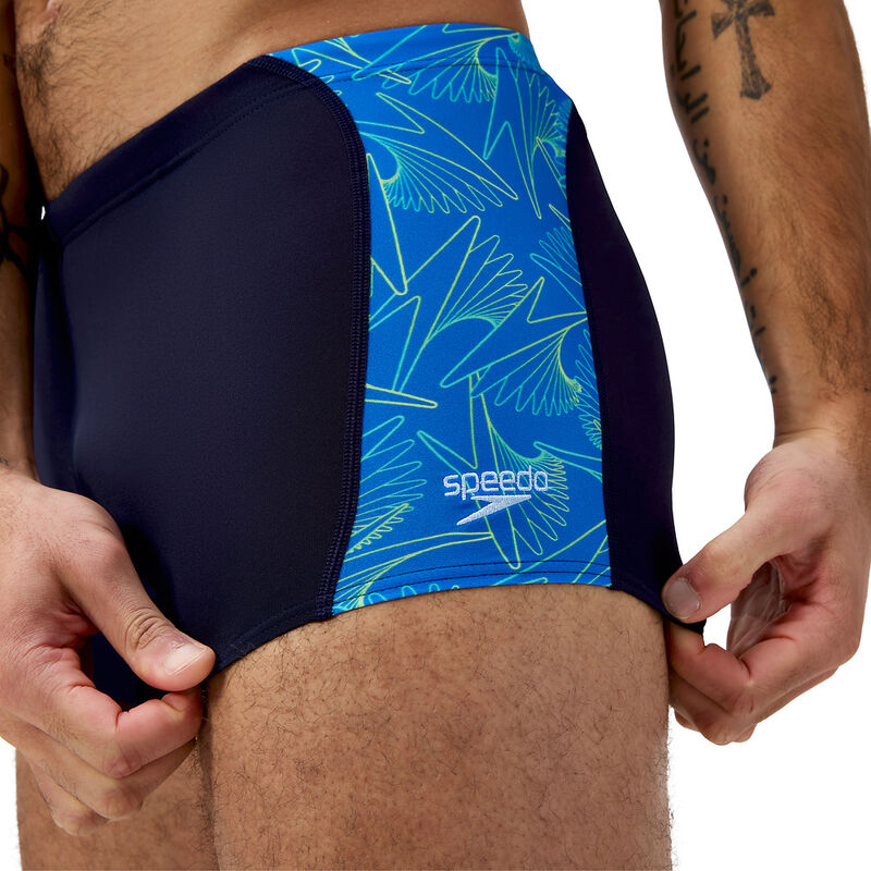 Mens HyperBoom Panel Aquashort, Navy/Lagoon Blue, hi-res image number 7