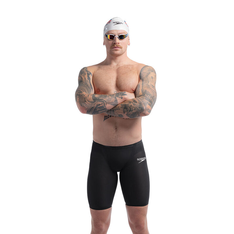 Mens Fastskin LZR Pure Valor 2.0 High Waisted Jammer, Black, hi-res image number 4