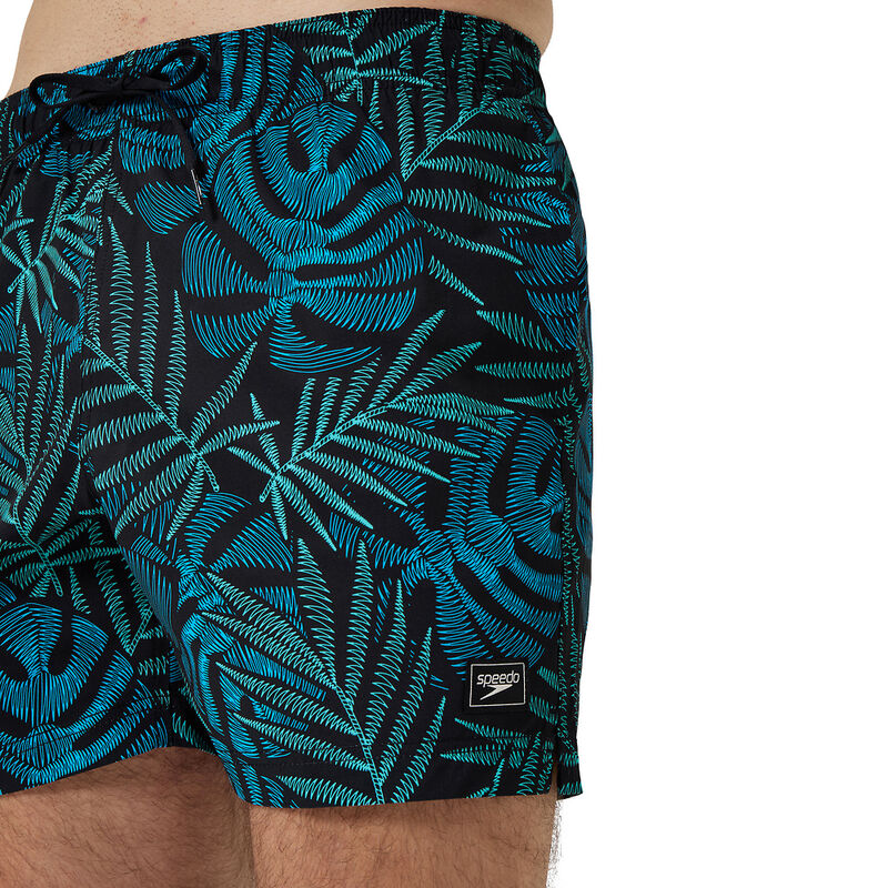 Mens Print Redondo Edge Volley 16" Short, Anthracite, hi-res image number 5