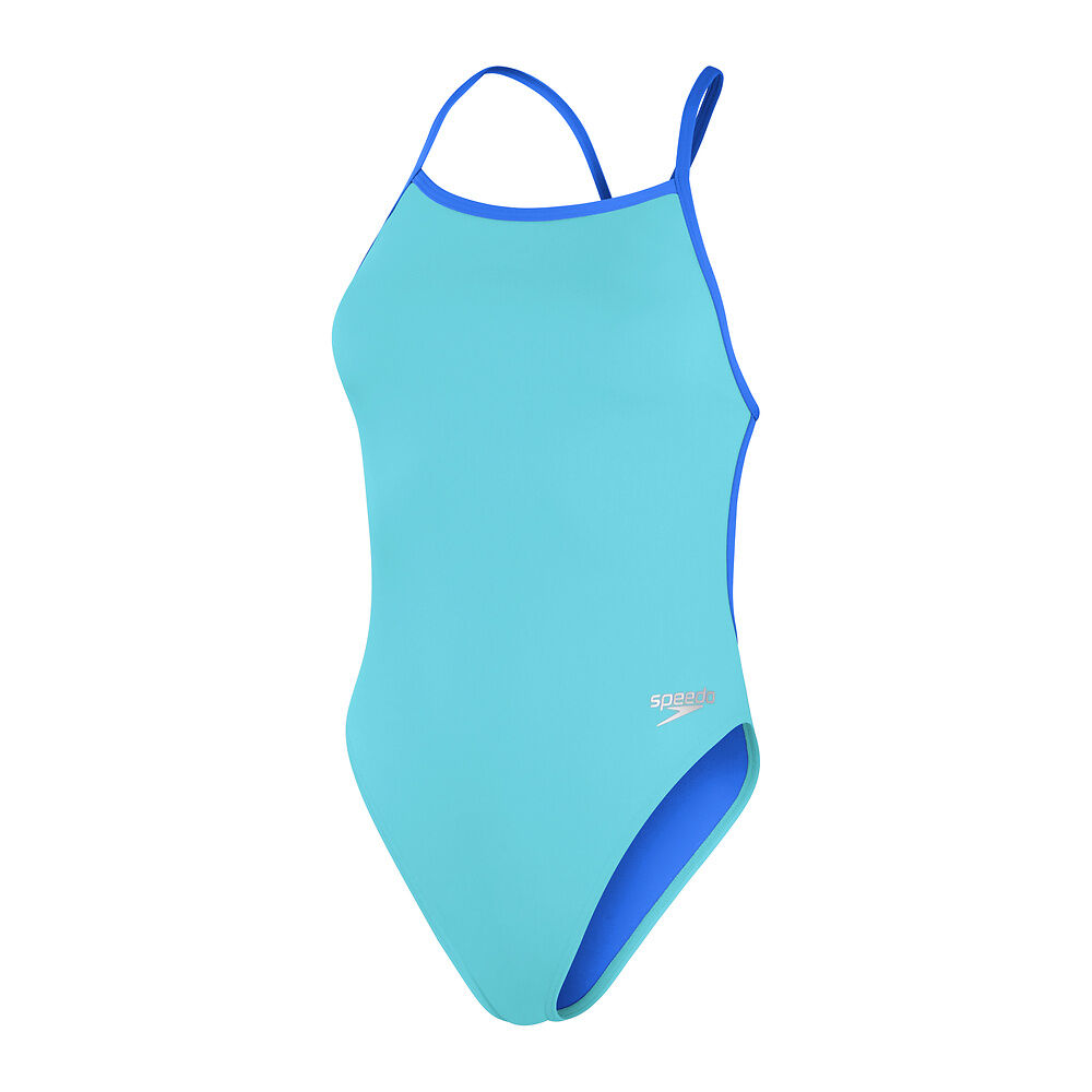 Womens Solid VBack One Piece Fluro Arctic/Candy Vibe Womens Speedo