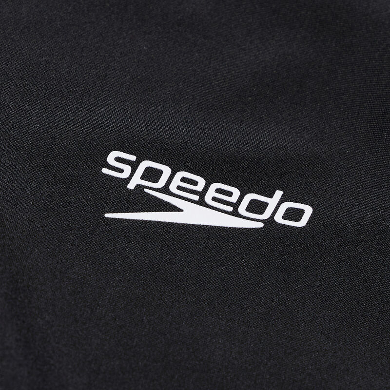 Mens Essential Short Sleeve Swim Tee, Black, hi-res image number 8