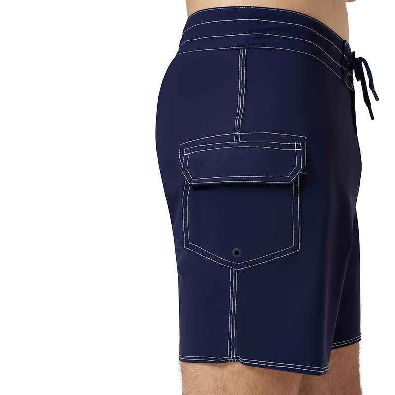 Mens The Lookout Solid Boardshort 18", Peacoat, hi-res image number 4